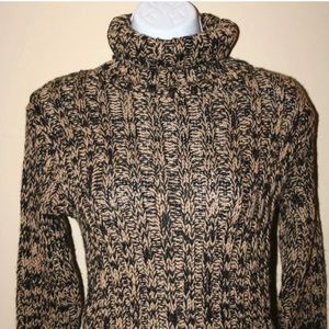 MADE IN ITALY BLUE SAND turtleneck  sweater